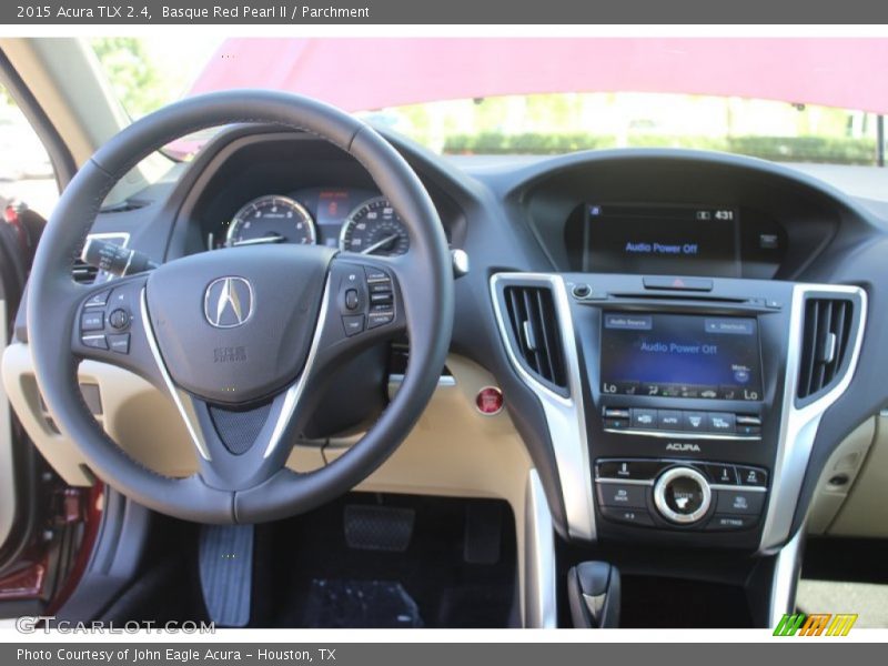 Basque Red Pearl II / Parchment 2015 Acura TLX 2.4