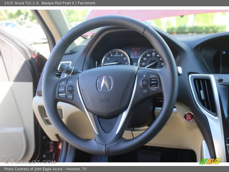 Basque Red Pearl II / Parchment 2015 Acura TLX 2.4