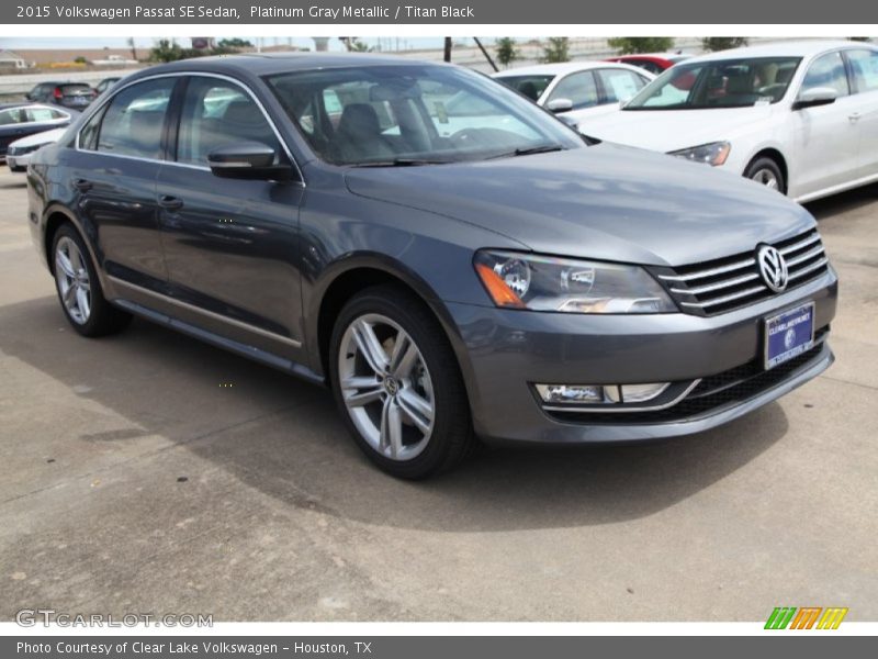 Platinum Gray Metallic / Titan Black 2015 Volkswagen Passat SE Sedan