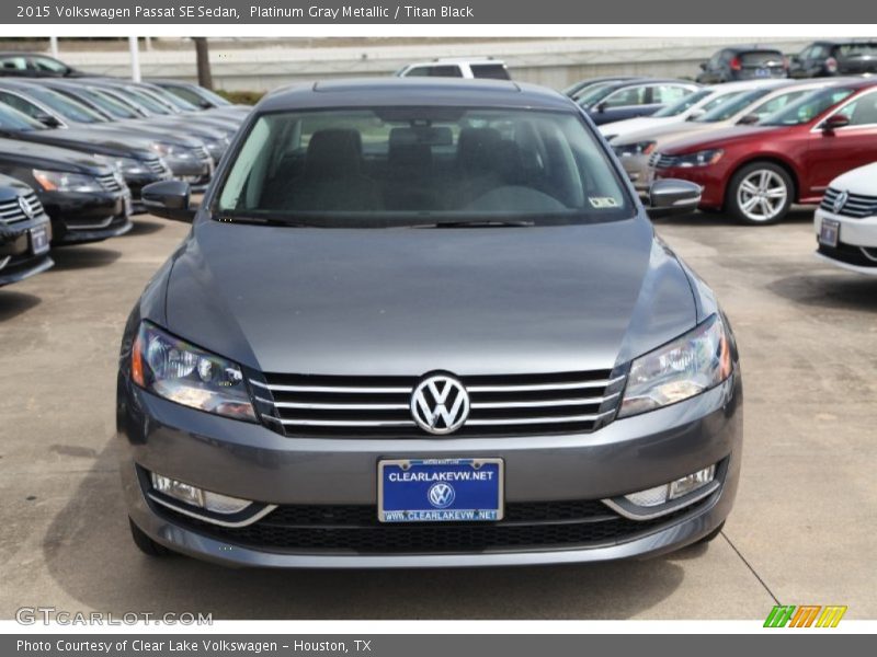 Platinum Gray Metallic / Titan Black 2015 Volkswagen Passat SE Sedan