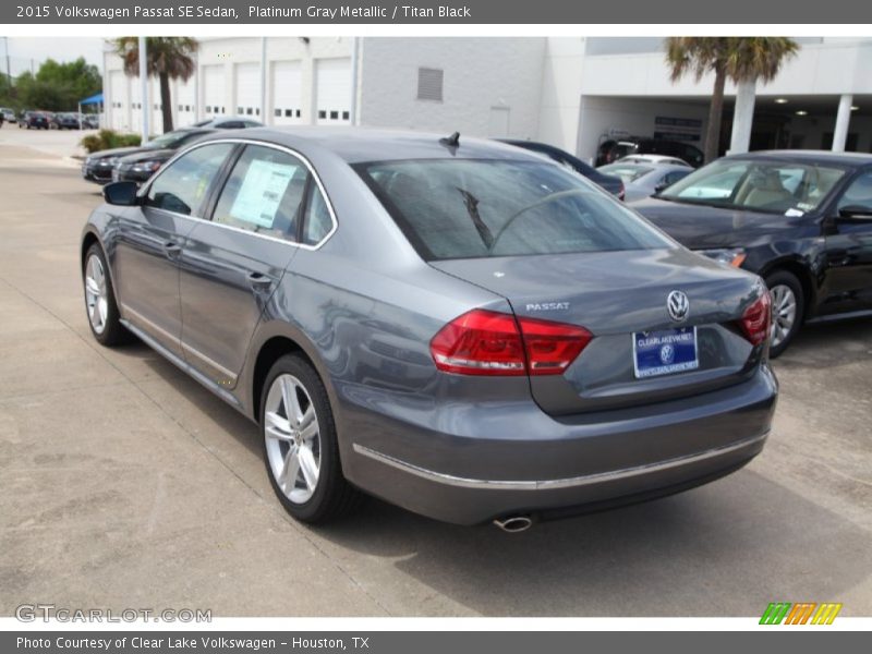 Platinum Gray Metallic / Titan Black 2015 Volkswagen Passat SE Sedan