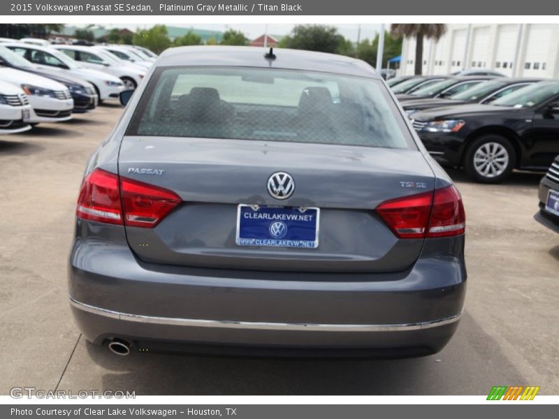 Platinum Gray Metallic / Titan Black 2015 Volkswagen Passat SE Sedan