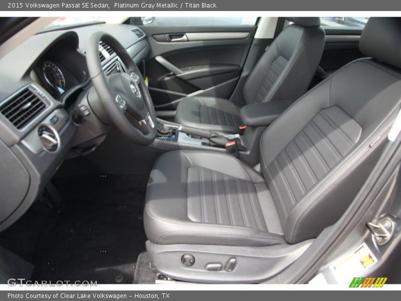 Platinum Gray Metallic / Titan Black 2015 Volkswagen Passat SE Sedan