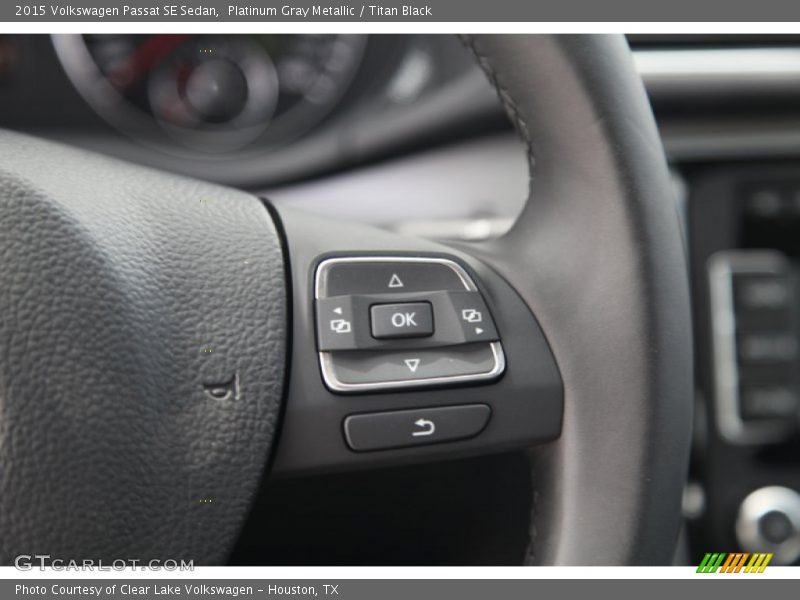 Platinum Gray Metallic / Titan Black 2015 Volkswagen Passat SE Sedan