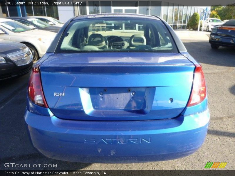 Bright Blue / Gray 2003 Saturn ION 2 Sedan