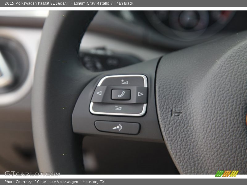 Platinum Gray Metallic / Titan Black 2015 Volkswagen Passat SE Sedan