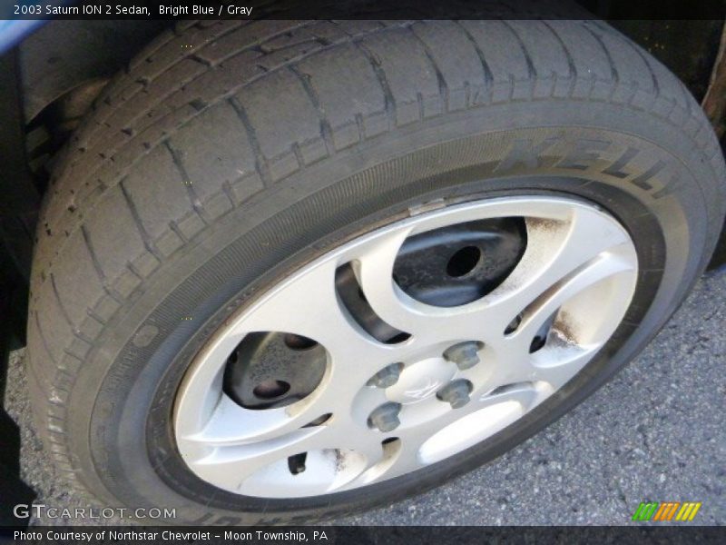 Bright Blue / Gray 2003 Saturn ION 2 Sedan