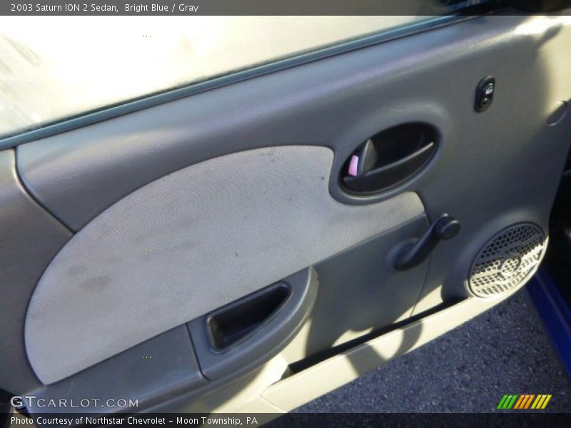 Bright Blue / Gray 2003 Saturn ION 2 Sedan