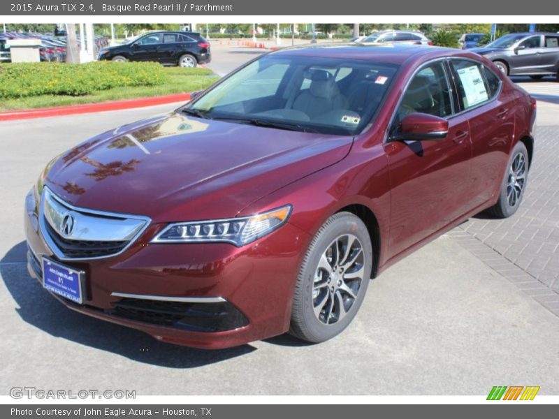 Basque Red Pearl II / Parchment 2015 Acura TLX 2.4