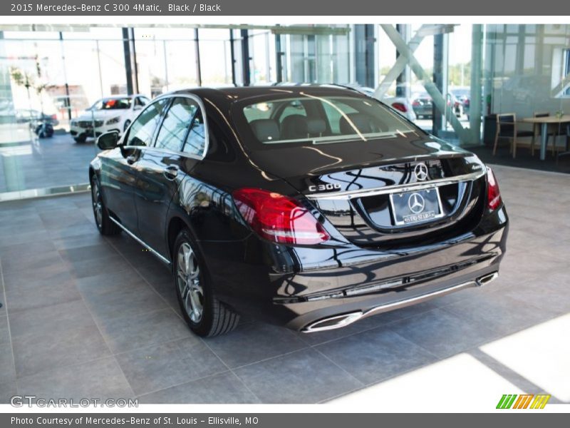 Black / Black 2015 Mercedes-Benz C 300 4Matic
