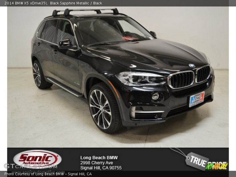 Black Sapphire Metallic / Black 2014 BMW X5 xDrive35i