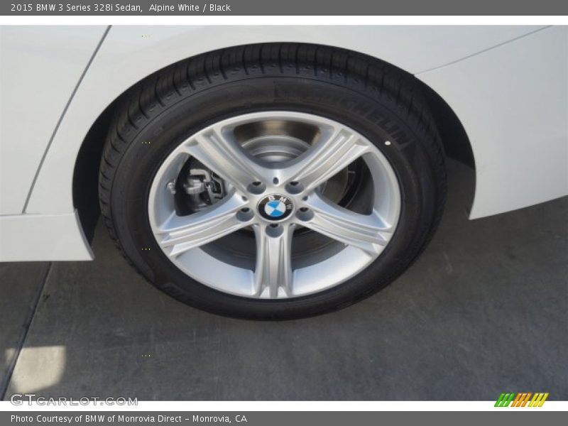 Alpine White / Black 2015 BMW 3 Series 328i Sedan