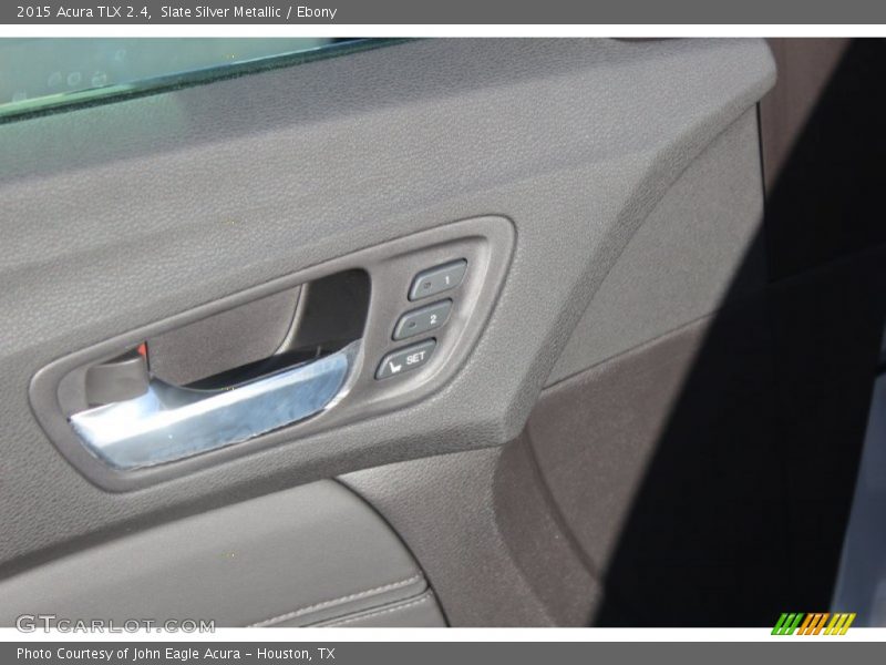 Slate Silver Metallic / Ebony 2015 Acura TLX 2.4