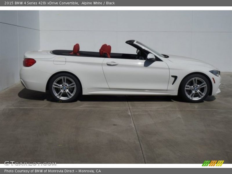 Alpine White / Black 2015 BMW 4 Series 428i xDrive Convertible