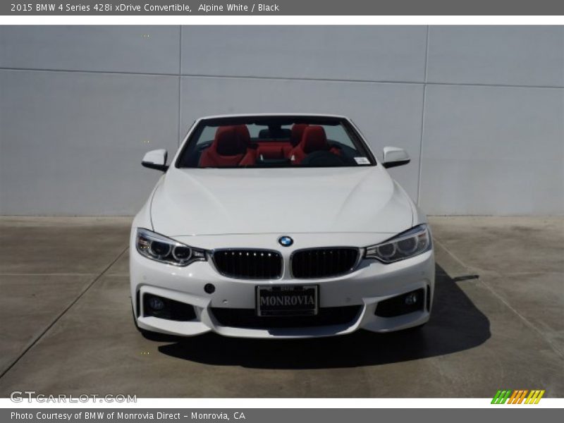 Alpine White / Black 2015 BMW 4 Series 428i xDrive Convertible