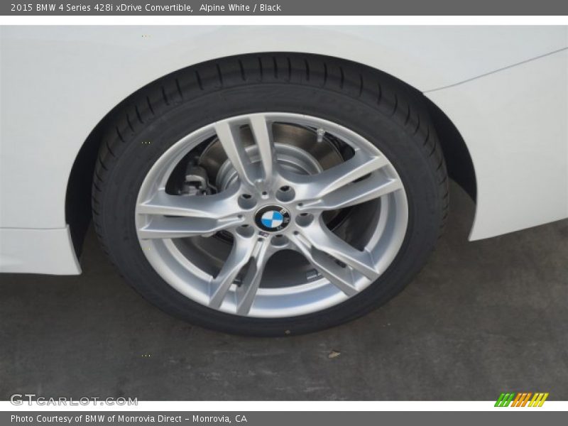 Alpine White / Black 2015 BMW 4 Series 428i xDrive Convertible