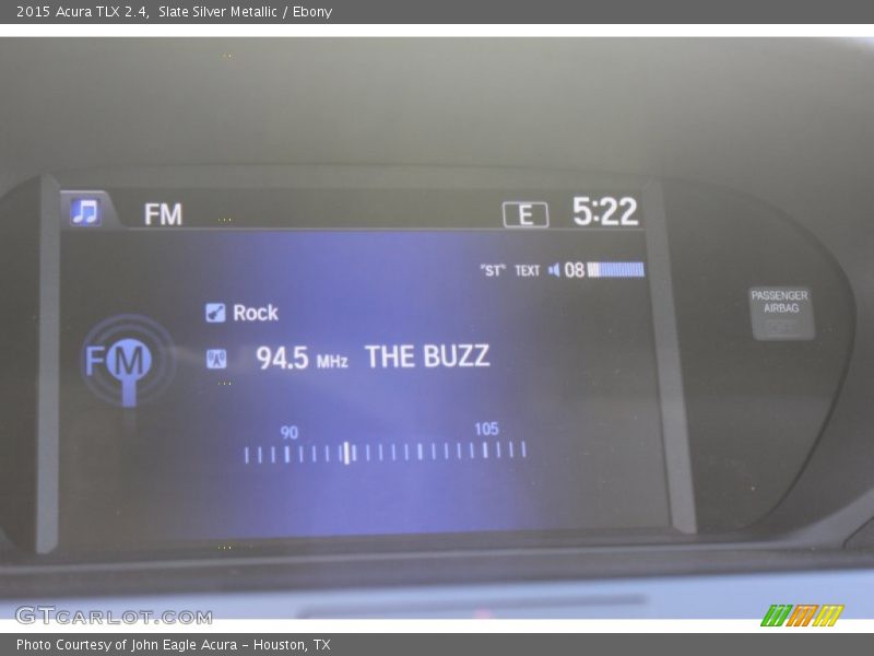 Slate Silver Metallic / Ebony 2015 Acura TLX 2.4