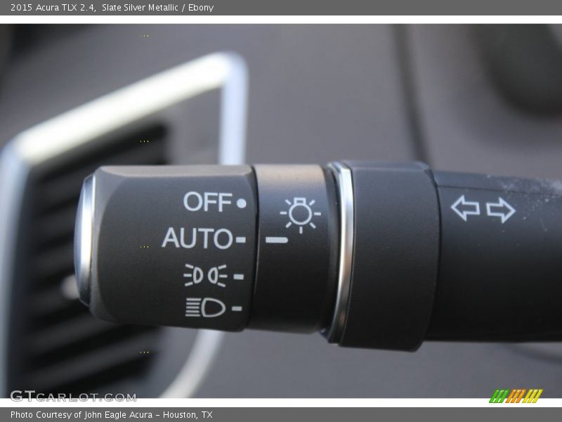 Slate Silver Metallic / Ebony 2015 Acura TLX 2.4