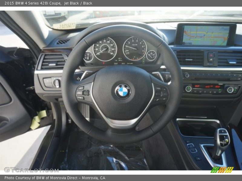 Jet Black / Black 2015 BMW 4 Series 428i Coupe