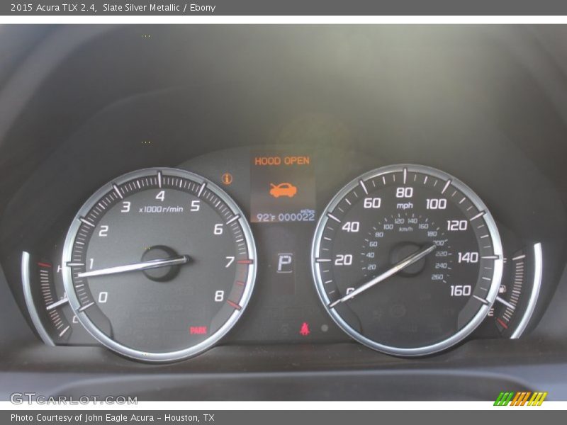 Slate Silver Metallic / Ebony 2015 Acura TLX 2.4