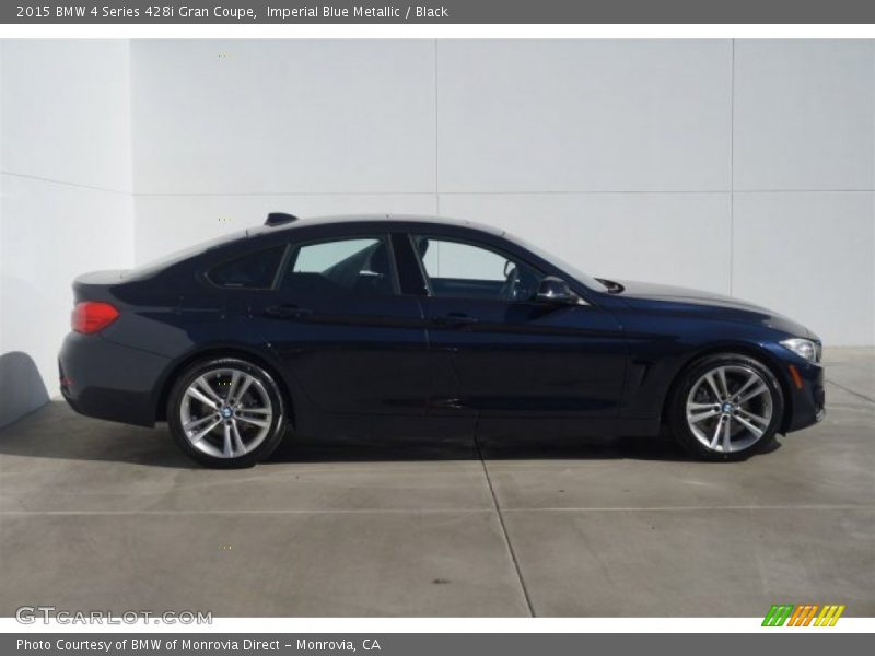 Imperial Blue Metallic / Black 2015 BMW 4 Series 428i Gran Coupe