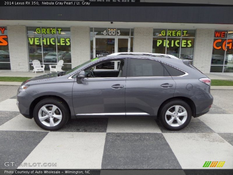 Nebula Gray Pearl / Lt. Gray 2014 Lexus RX 350