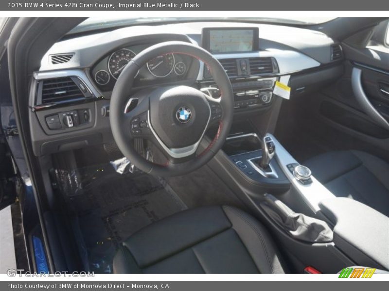 Imperial Blue Metallic / Black 2015 BMW 4 Series 428i Gran Coupe