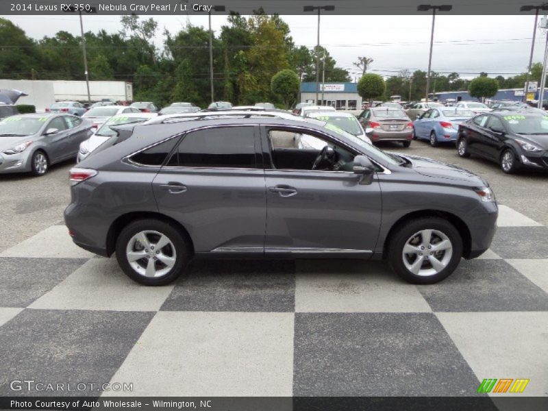 Nebula Gray Pearl / Lt. Gray 2014 Lexus RX 350