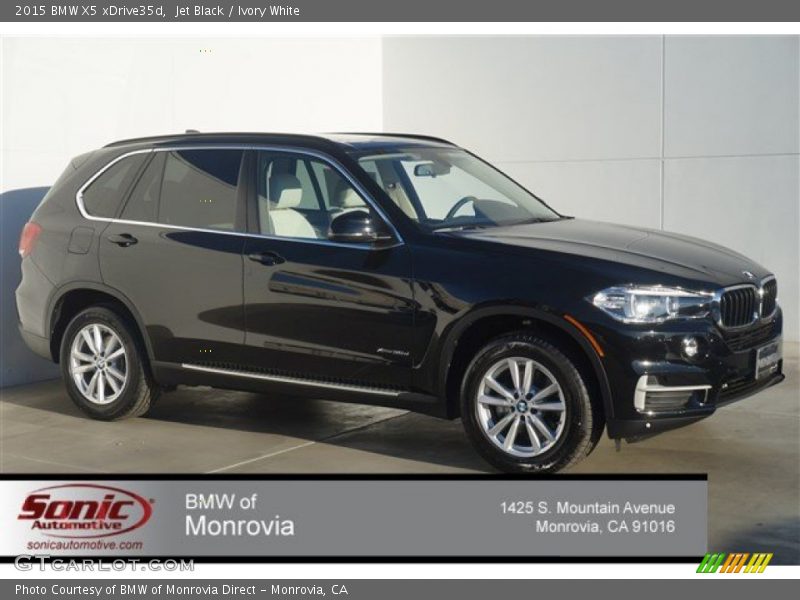 Jet Black / Ivory White 2015 BMW X5 xDrive35d