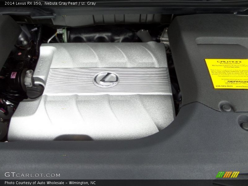 Nebula Gray Pearl / Lt. Gray 2014 Lexus RX 350