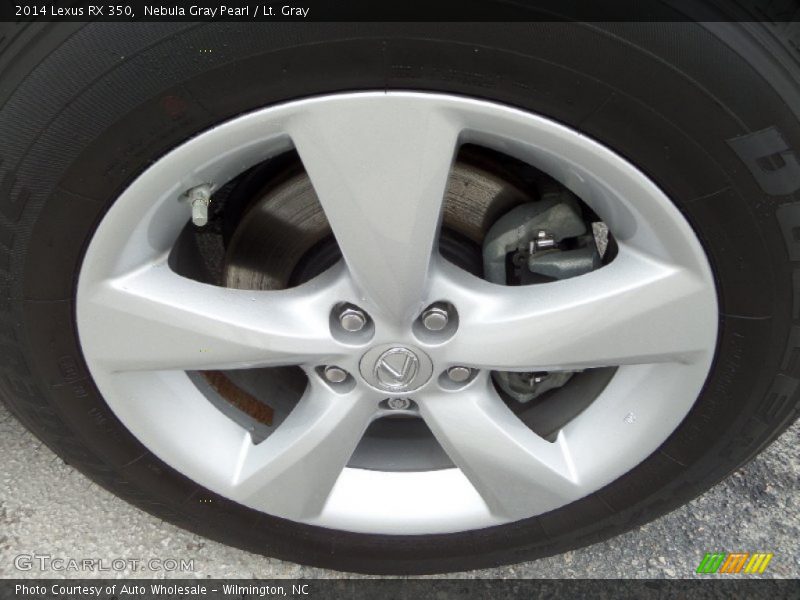 Nebula Gray Pearl / Lt. Gray 2014 Lexus RX 350