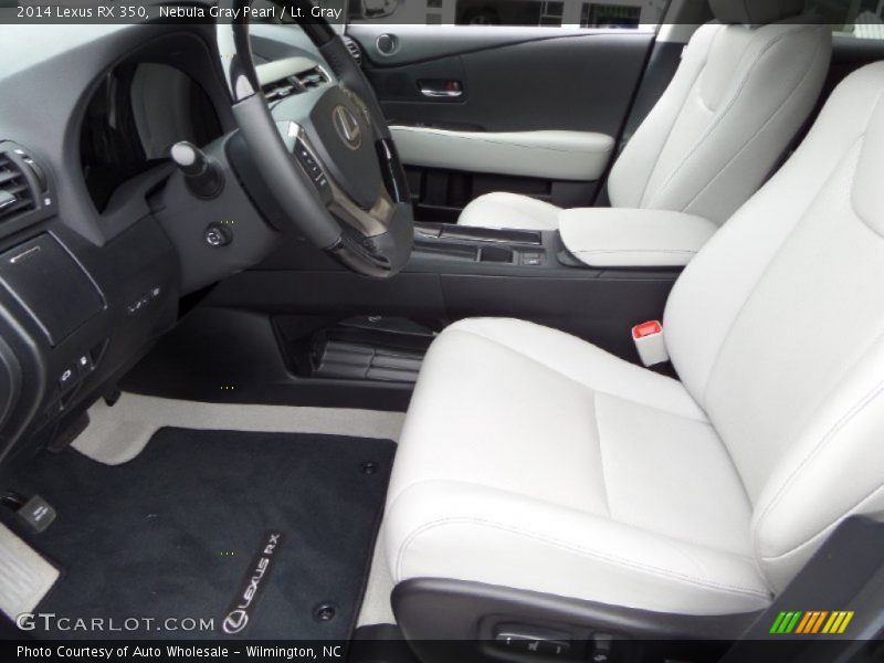Nebula Gray Pearl / Lt. Gray 2014 Lexus RX 350