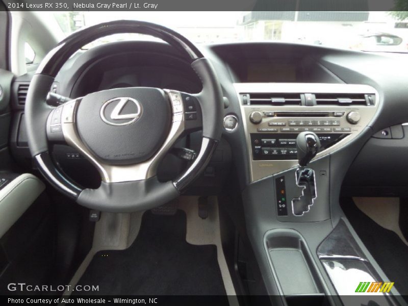 Nebula Gray Pearl / Lt. Gray 2014 Lexus RX 350