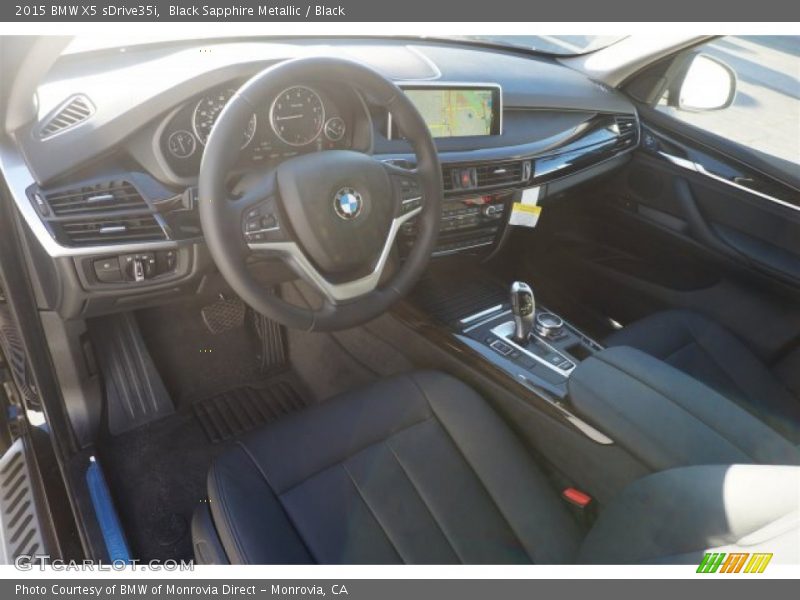 Black Sapphire Metallic / Black 2015 BMW X5 sDrive35i