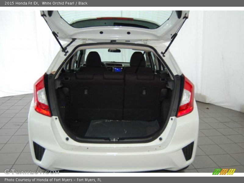 White Orchid Pearl / Black 2015 Honda Fit EX