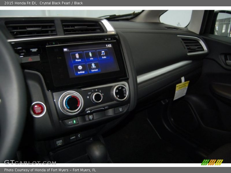 Crystal Black Pearl / Black 2015 Honda Fit EX