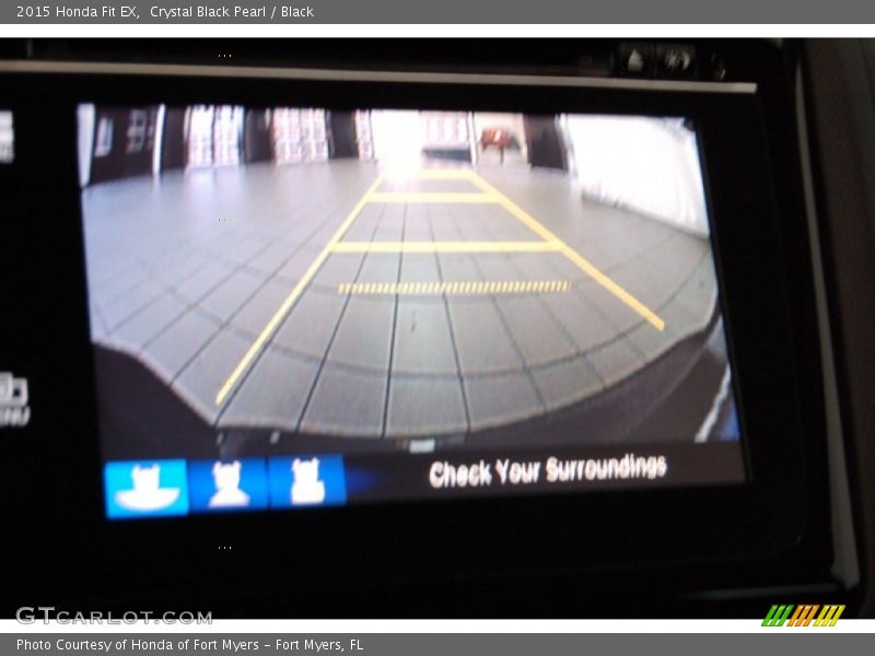 Crystal Black Pearl / Black 2015 Honda Fit EX