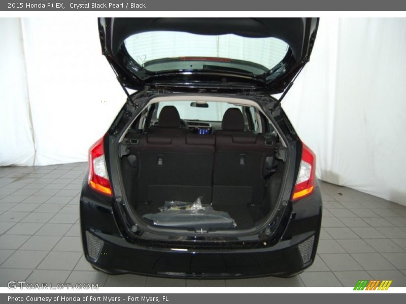 Crystal Black Pearl / Black 2015 Honda Fit EX