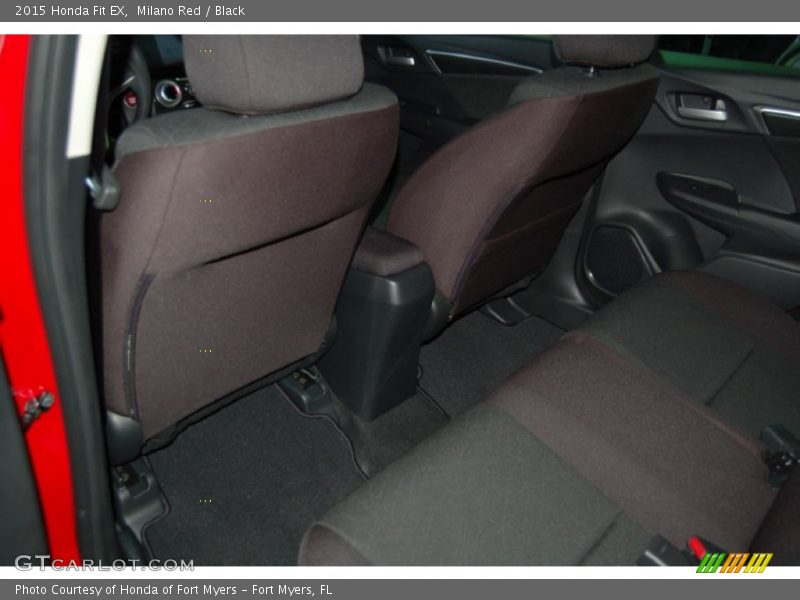 Milano Red / Black 2015 Honda Fit EX