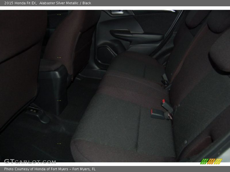 Alabaster Silver Metallic / Black 2015 Honda Fit EX