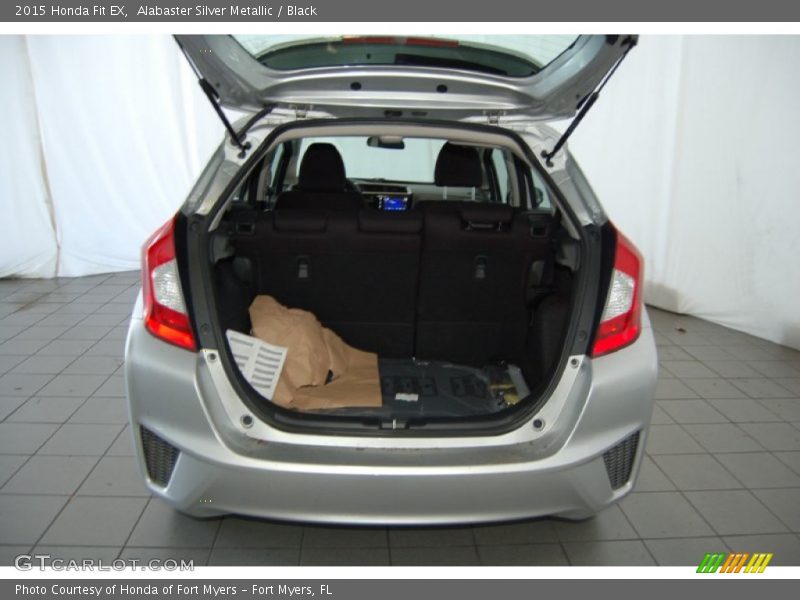 Alabaster Silver Metallic / Black 2015 Honda Fit EX