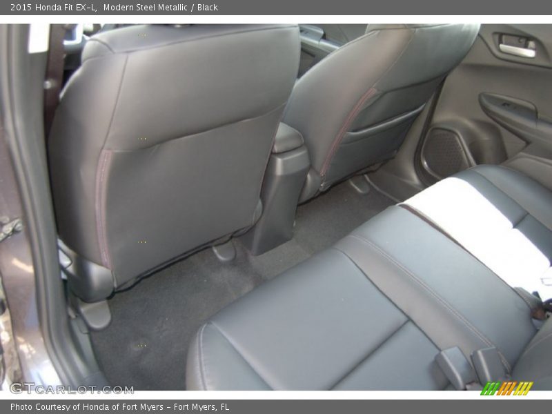 Modern Steel Metallic / Black 2015 Honda Fit EX-L