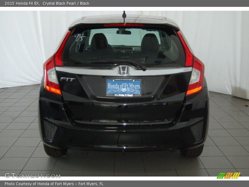 Crystal Black Pearl / Black 2015 Honda Fit EX