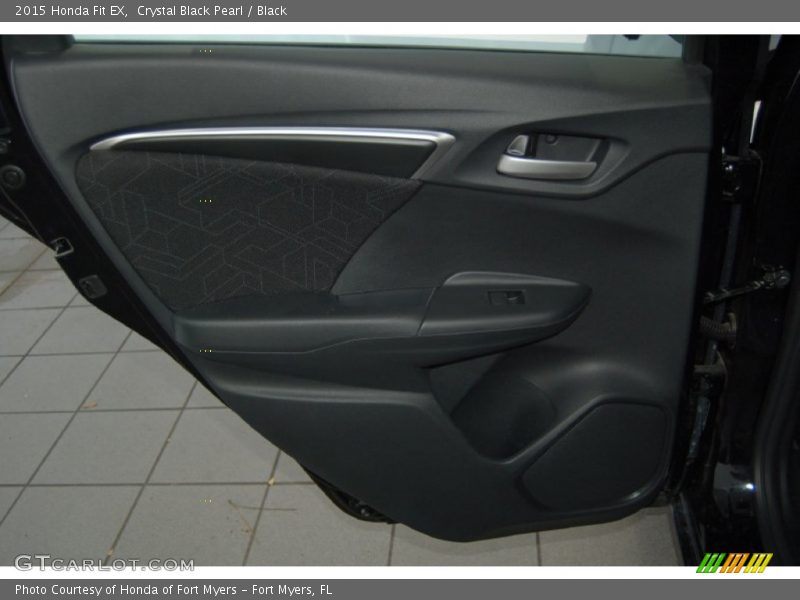 Crystal Black Pearl / Black 2015 Honda Fit EX