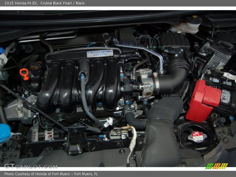 Crystal Black Pearl / Black 2015 Honda Fit EX