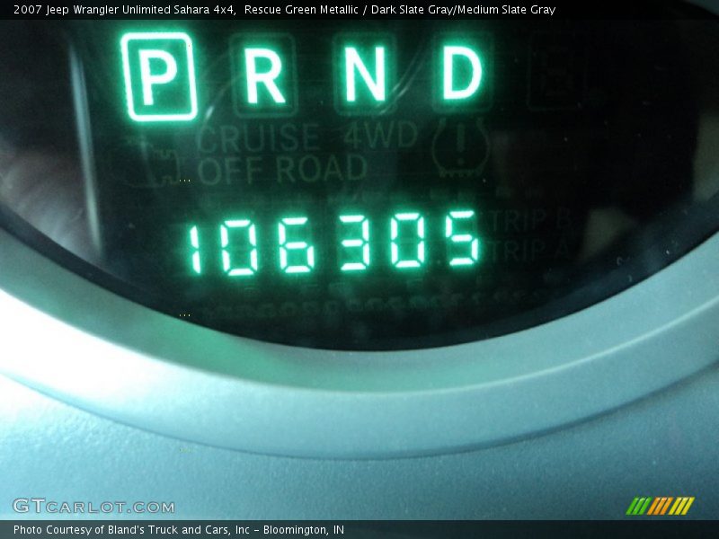 Rescue Green Metallic / Dark Slate Gray/Medium Slate Gray 2007 Jeep Wrangler Unlimited Sahara 4x4