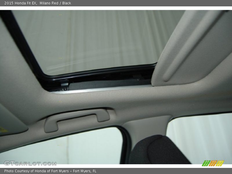 Milano Red / Black 2015 Honda Fit EX