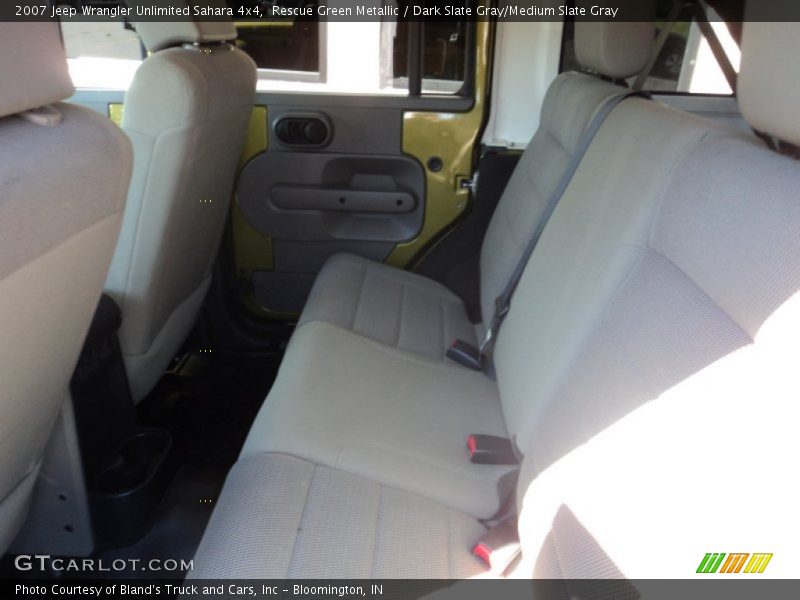 Rescue Green Metallic / Dark Slate Gray/Medium Slate Gray 2007 Jeep Wrangler Unlimited Sahara 4x4
