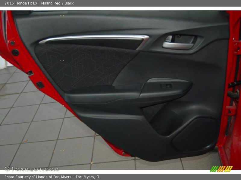 Milano Red / Black 2015 Honda Fit EX