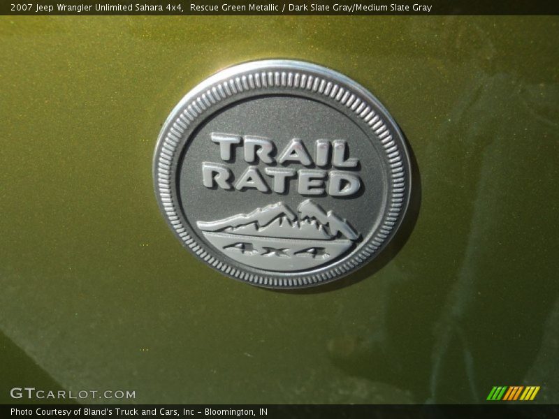 Rescue Green Metallic / Dark Slate Gray/Medium Slate Gray 2007 Jeep Wrangler Unlimited Sahara 4x4